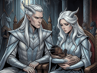 Mi esposo y yo éramos dragones blancos. Puros. Nobles. Intachables. Entonces nació nuestro hijo… con escamas negras como la noche, y la primera mirada de mi marido no fue de amor. Fue de sospecha.