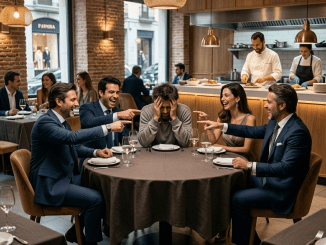 Lo dejaron de pie como si no valiera nada… sin saber que era el único en esa mesa que podía cambiarlo todo.