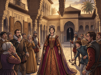 La arrastraron por el salón del trono como a una adúltera, pero nadie vio que la mujer humillada llevaba el destino del imperio escondido detrás del silencio.