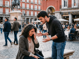 Su propio nieto fue quien la señaló en la plaza, delante de todos, como si ya no fuera sangre suya.