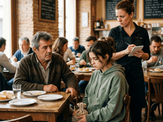 La mesera se negó a atenderlos y humilló a la muchacha pobre delante de todos… sin imaginar que el hombre de mediana edad sentado a su lado era el verdadero dueño del restaurante.