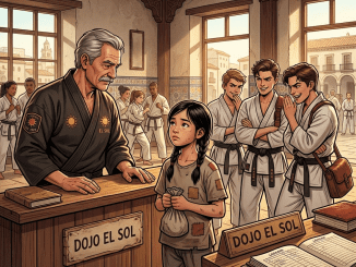 Llegué a la escuela de artes marciales con ropa gastada y zapatos rotos. Se rieron de mí antes de que dijera una sola palabra… pero ninguna de ellas imaginó quién era realmente.