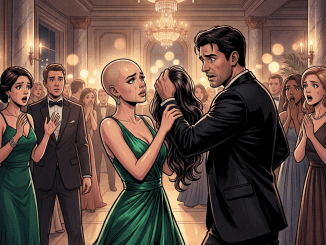 En plena gala, mi esposo me arrancó la peluca para humillarme… pero esa misma noche lo dejé sin esposa, sin amante y sin empresa.