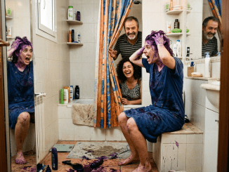 La traición tenía olor a flores blancas, y estaba abierta en el baño de su casa.
