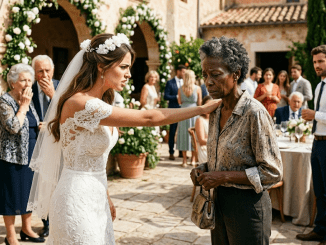 La humillación no estaba en el vestido blanco ni en las flores perfectas, sino en el cuerpo de una mujer hambrienta obligada a sonreír mientras otra ocupaba su lugar ante todos.