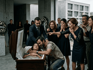 En el funeral de mi hija, su esposo llegó tomado de la mano de su amante… ella me sonrió y susurró “gané”, pero todo cambió cuando el abogado abrió el testamento que mi niña dejó preparado
