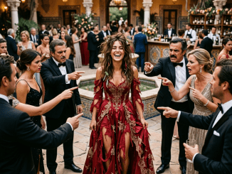 La copa de vino no cayó por accidente sobre su vestido; la dejó caer su propia madre con una sonrisa tan pulida que la humillación pareció parte del protocolo.