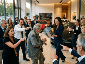 La humillación llegó vestida de traje y sonrisa de vendedor, y le dijo al anciano que los autos de lujo no se miraban con manos de obrero.