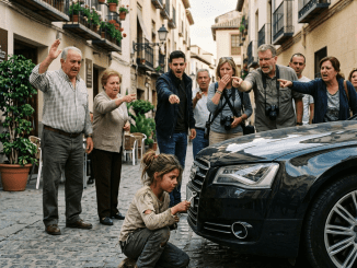 La humillación llegó envuelta en cuero italiano, gafas oscuras y una sonrisa de hombre rico que creyó que una muchacha con las manos manchadas de grasa solo servía para reírse de ella.
