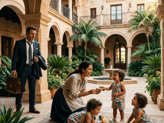 La herida más cruel no fue encontrar a sus hijas riéndose sin su madre, sino sentir que esa risa —la primera en meses— lo estaba dejando solo con un dolor que ya no sabía compartir.