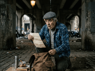 La primera vez que Harris dejó una mochila bajo el puente pensó, con una vergüenza casi física, que quizá el mundo se había vuelto tan cruel que hasta la bondad tenía que esconderse.