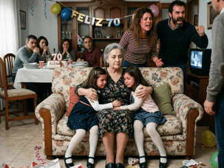 “Setenta años no se celebran, mamá… se sobreviven”—dijo su hijo, sin mirarla, como si ya la estuviera enterrando en vida.