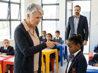 La humillación le estaba borrando la voz a su hija a plena luz del día, y Caleb Thornton lo comprendió demasiado tarde cuando la vio bajar del coche con la lonchera apretada contra el pecho como si fuera un escudo miserable en un mundo que ya había decidido señalarla.