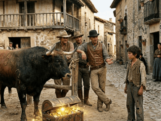 La humillación no estaba en caer al lodo frente al toro, sino en la risa con la que el hacendado convertía el fracaso ajeno en espectáculo para alimentar su orgullo.