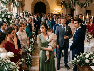 La humillación llegó vestida de blanco, con música elegante y el desprecio de Marcos atravesándole a Elena el pecho frente a todos.