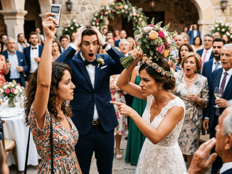 Claudia levantó la voz en mitad de su boda y señaló a su propia hermana como si la sangre compartida le diera derecho a convertirla en culpable delante de todos.
