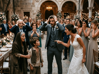 La traición no entró a la boda vestida de blanco, sino con zapatos gastados y una prueba temblando entre las manos.
