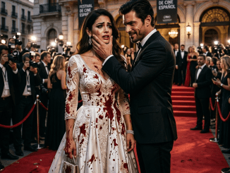 “Ese hijo no debería existir… y voy a asegurarme de que el mundo lo sepa”—escupió Julián, avanzando entre los flashes como si la alfombra roja fuera un campo de guerra.