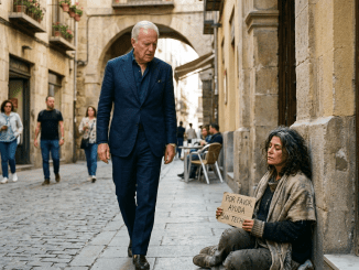 La humillación más cruel no fue verla empapada en una acera, sino descubrir que el hombre que alguna vez prometió protegerla había llegado veinte años tarde.