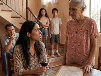 La humillación estalló en plena cena cuando Verónica dejó una maleta vieja junto a la silla de su suegra y dijo: “Ya empacamos tus cosas.”