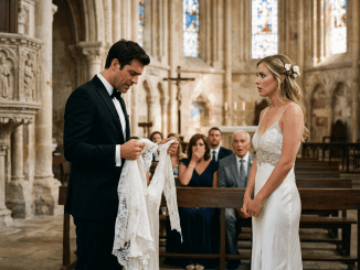 La humillación cayó sobre Valeria en pleno altar cuando su prometido rasgó su vestido de novia frente a todos y sonrió como si acabara de demostrar que ella le pertenecía.