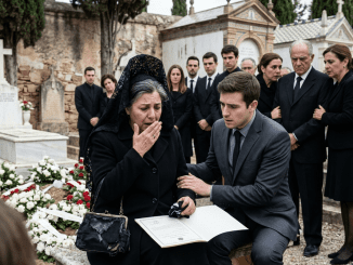 La quisieron hacer firmar su ruina con el cadáver de su esposo todavía caliente en la memoria, y fue en el mismo funeral, entre coronas blancas y perfumes caros, cuando Lucía descubrió que la mujer a la que siempre trataron como un adorno sin valor acababa de heredar lo único que podía destruirlos.