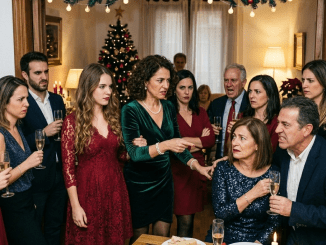 La copa tembló en la mano de Valeria cuando su suegra alzó la voz, sonrió hacia la mujer sentada junto a su esposo y dijo, delante de toda la familia, que por fin Alejandro tenía a su lado a alguien digno de su apellido.