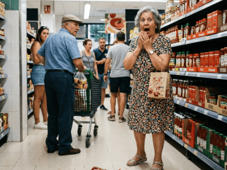 No vuelva a tocarme, señora; mi esposa está aquí mismo, y no sé quién demonios es usted.