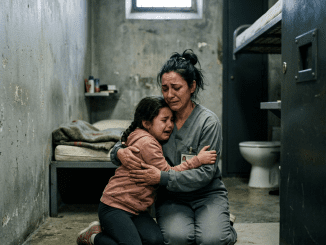 Me llevaban a la muerte cuando pedí ver a mi hija por última vez… pero lo que me susurró al abrazarme hizo temblar al director de la prisión