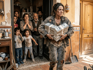Gané 450 millones y seguí trapeando pisos como conserje… tres años después mi familia me echó de casa, y al día siguiente volví en Bugatti para verles la cara.