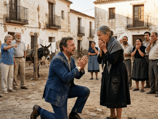 No fue el dinero lo que le arrancó la dignidad a Tomasa aquella mañana, sino la voz del hombre más rico del barrio prometiéndole cárcel delante de todos, como si la pobreza fuera una forma de culpa.