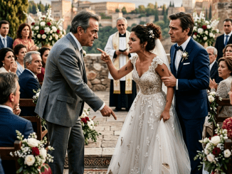 Mi suegro quiso humillarme antes de llegar al altar… pero olvidó que hay secretos que no se esconden cuando ya están conectados a una pantalla gigante.