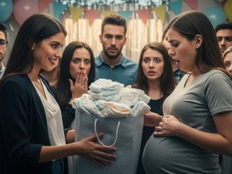 En mi baby shower, mi hermana me regaló basura frente a todos… sin saber que esa misma tarde iba a descubrir quién tenía las llaves reales de su destino