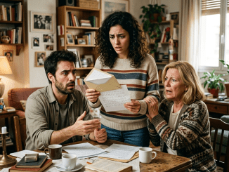 Los vecinos me dejaron una nota diciendo que mi hijo no los dejaba dormir… pero yo nunca había sido madre, y cuando abrí mi puerta entendí que mi esposo me había convertido en cómplice de una mentira monstruosa