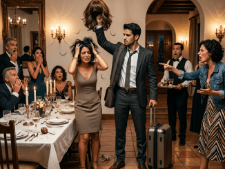Mi esposo me arrancó la peluca en una gala creyendo que me humillaba… sin saber que esa misma noche iba a perderlo todo delante de la ciudad entera