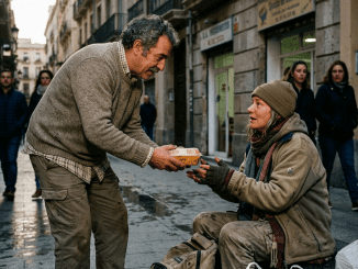 Le regaló la última cena a un desconocido sin dinero… y al amanecer descubrió que había alimentado al hombre que podía salvarlo de la ruina