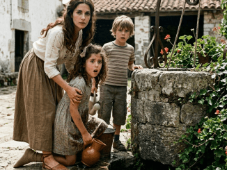 “Mamá… hay alguien en el pozo.”