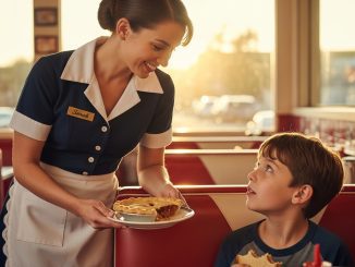 Le di comida gratis a un niño que no tenía ni para pagar… años después, volvió a mi restaurante vestido de traje, y lo que dijo hizo que todo el lugar se quedara en silencio.