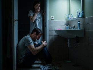 A las 3:12 de la madrugada encontré a mi esposo llorando en el piso del baño… y lo que me confesó destruyó todo lo que yo creía saber
