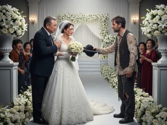 Mi padrastro me obligó a casarme con un mendigo para arruinarme… pero en pleno altar descubrí que el hombre andrajoso escondía un secreto que iba a destruirlos a todos