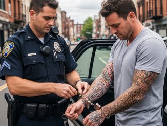 Le quité las esposas a un anciano acusado de robar medicinas… y el tatuaje en su brazo me conectó con mi padre muerto hace 55 años