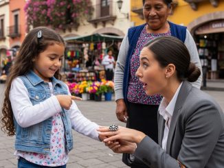 —Señora… ese anillo es igual al de mi mamá—: la niña que vendía flores en Zapopan dejó sin palabras a una empresaria de Guadalajara