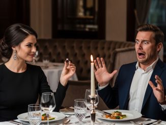 Llegué tarde a la cena y escuché a mi prometido decir: “ya no quiero casarme con ella”… así que me quité el anillo y les recordé quién sostenía en silencio todo lo que él presumía