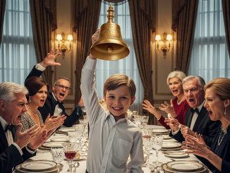 Mi sobrino hizo sonar una campana en plena cena y dijo: “Los sirvientes vienen cuando los llamas”… Todos rieron, hasta que recordé que la mansión era mía.