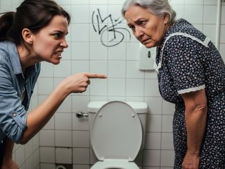 “¡Vieja inútil! ¿Ni al escusado sabes jalarle?”