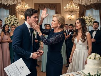 Mi madre me abofeteó en la boda de mi hermana porque me negué a entregarle mi penthouse… pero no sabía que mi abuela estaba a punto de destruir su mentira frente a todos