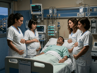La tercera enfermera embarazada rompió a llorar cuando escuchó el nombre del paciente en coma… y el silencio aterrorizado del hospital confirmó que todos empezaban a sospechar lo mismo.